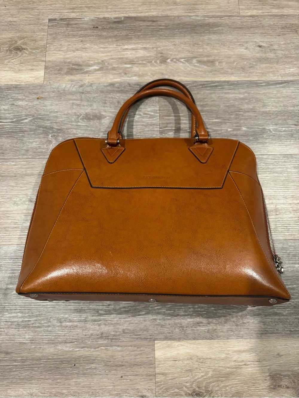 Bostanten brown leather ladies' laptop briefcase